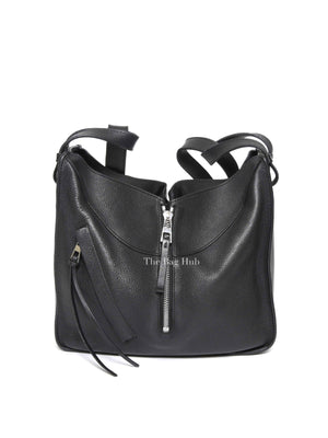 Loewe Black Leather Small Hammock Shoulder Bag