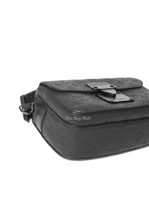 Louis Vuitton Black Taurillon S Lock Messenger Bag
