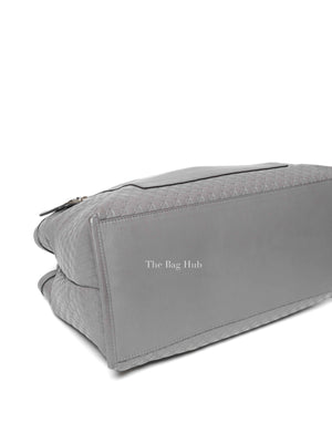 Gucci Gray Leather Guccissima Loess Medium 2way Bag