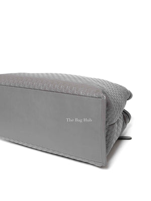 Gucci Gray Leather Guccissima Loess Medium 2way Bag
