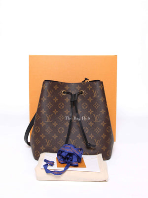 Louis Vuitton Black Monogram Canvas NeoNoe MM Bucket Bag