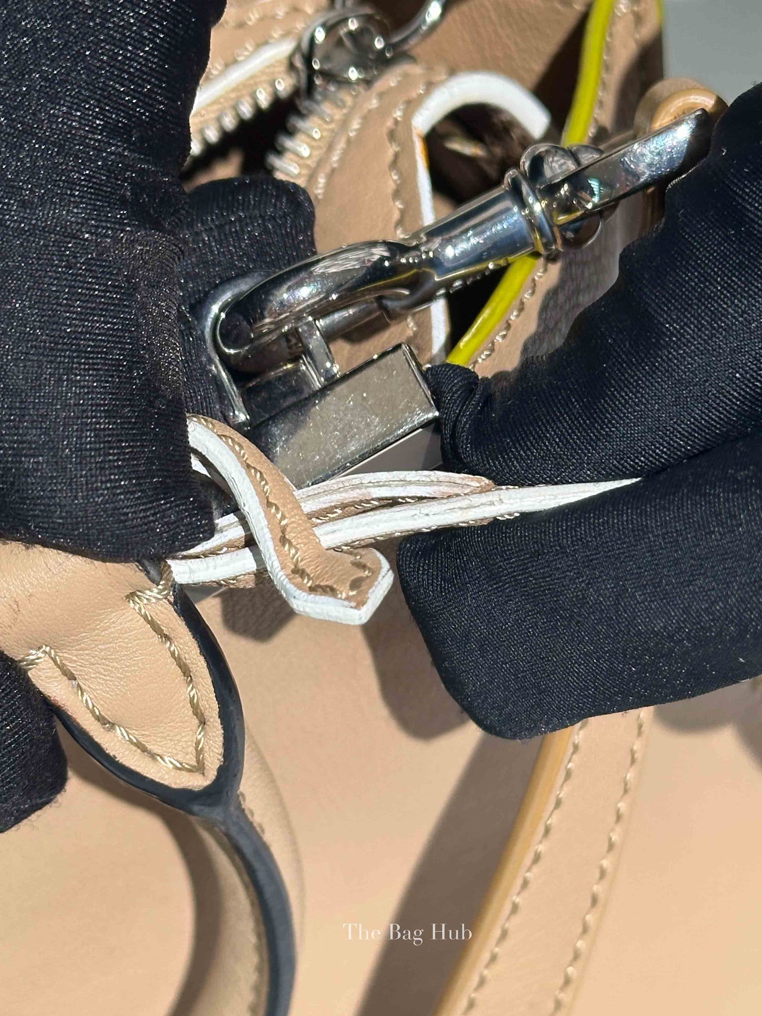 Fendi Beige Vitello Dolce Mini 3Jours Tote