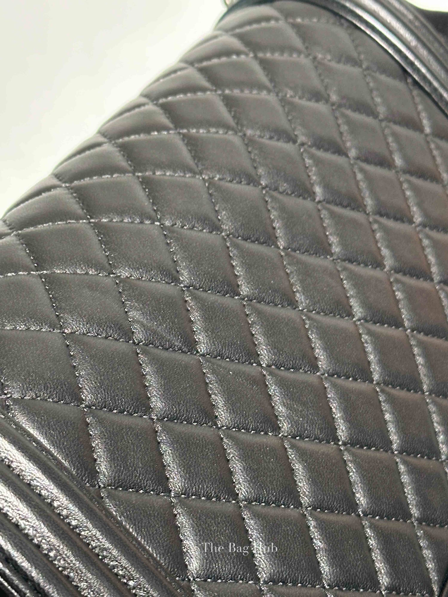 Chanel Black Calfskin Large Le Boy RHW