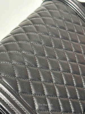 Chanel Black Calfskin Large Le Boy RHW