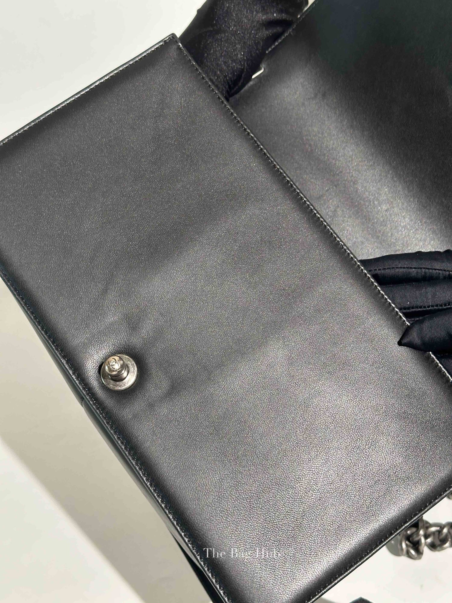 Chanel Black Calfskin Large Le Boy RHW