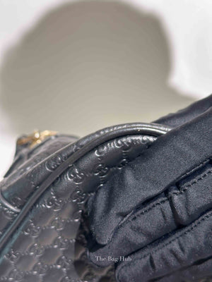 Gucci Black Micro Guccissima Leather Medium Dome Crossbody Bag