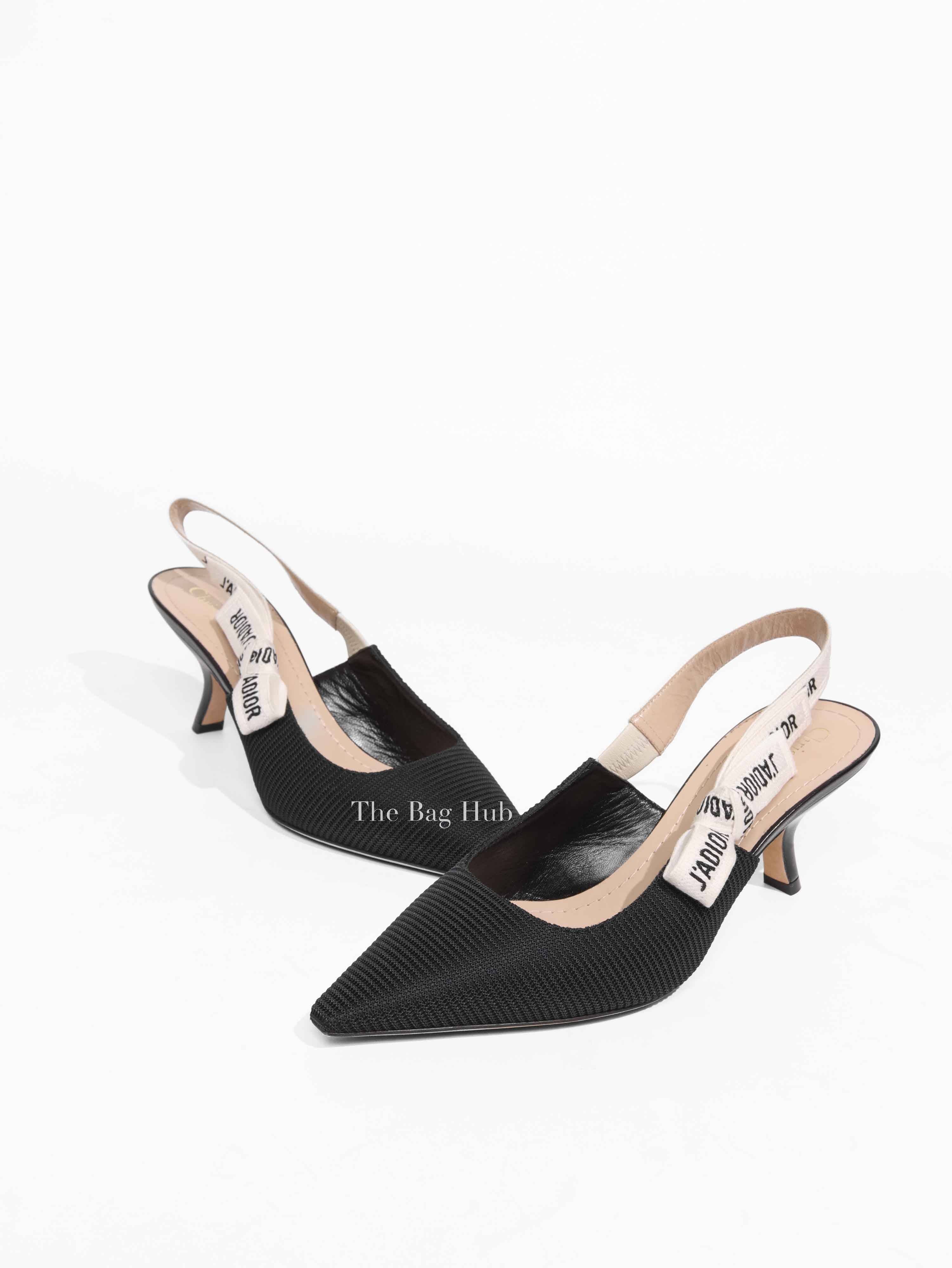 サンダル・ミュール Dior | Black Technical Fabric J'ADIOR SLINGBACK Women's J'Adior technical fabric slingbacks | DIOR | 24S