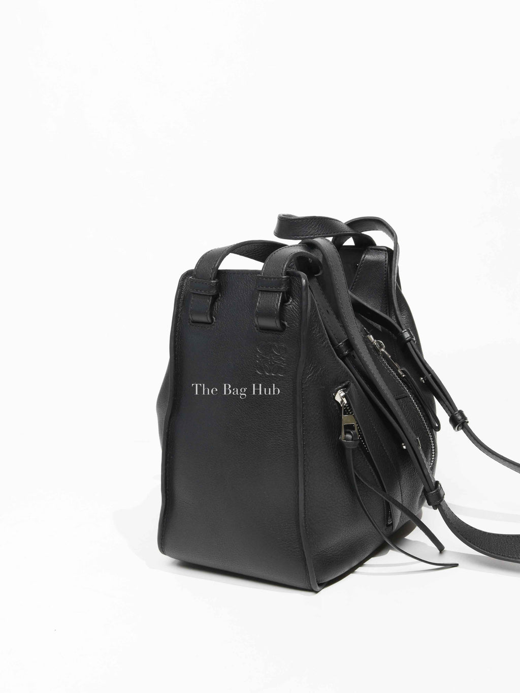 Loewe Black Leather Small Hammock Shoulder Bag