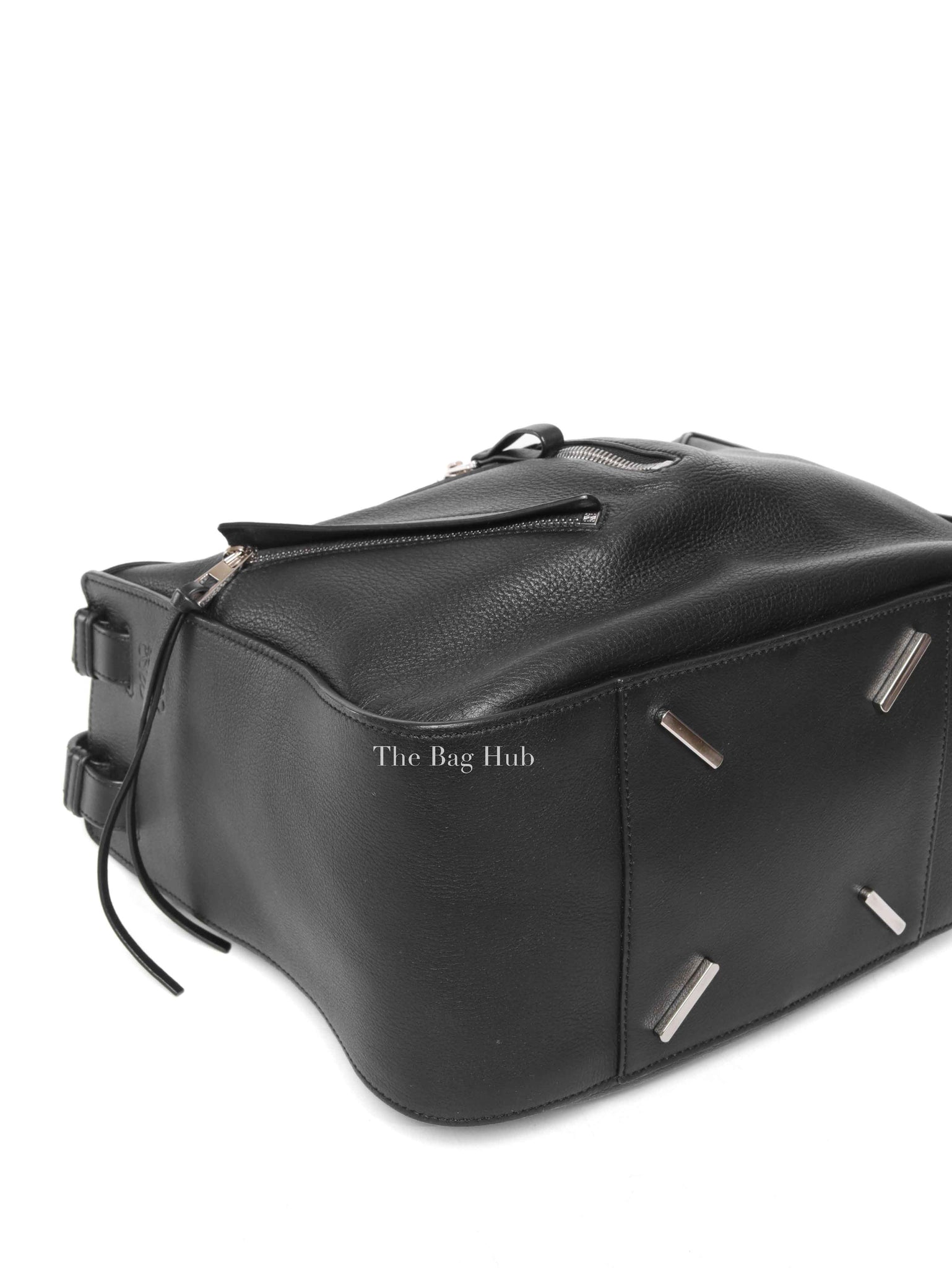 Loewe Black Leather Small Hammock Bag