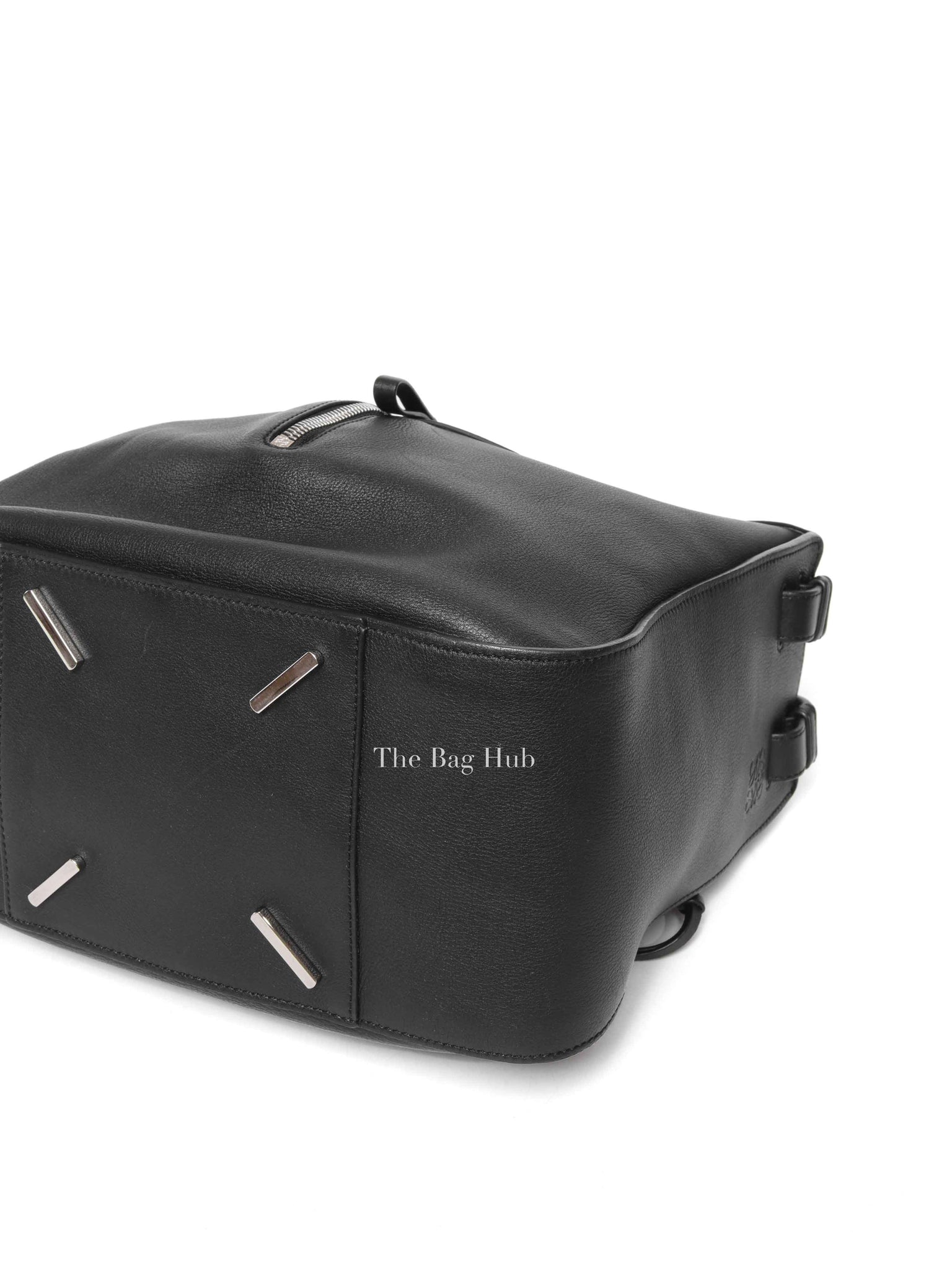 Loewe Black Leather Small Hammock Bag