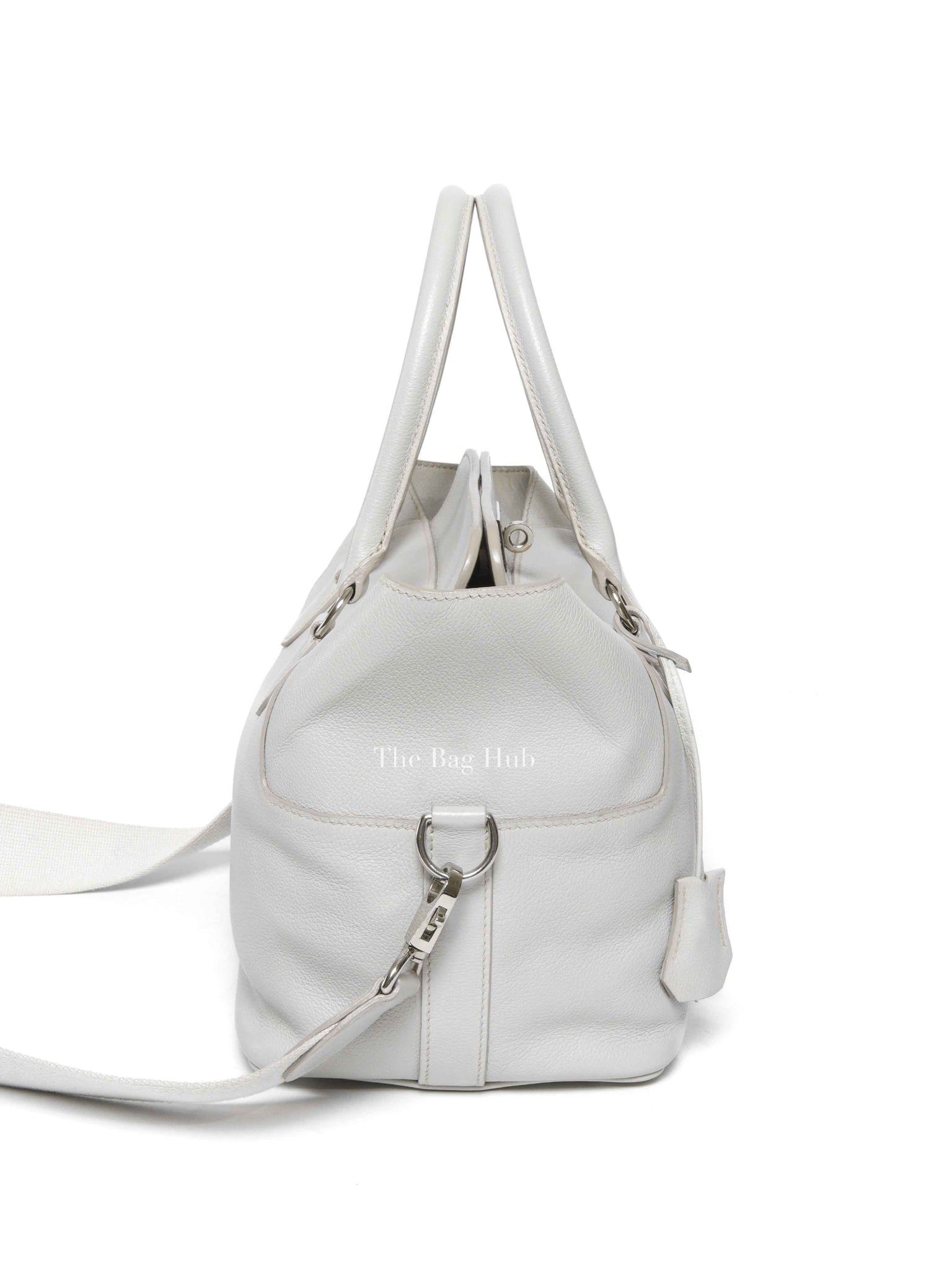 Hermes Gris Pearl Evercolor Toolbox 20 PHW