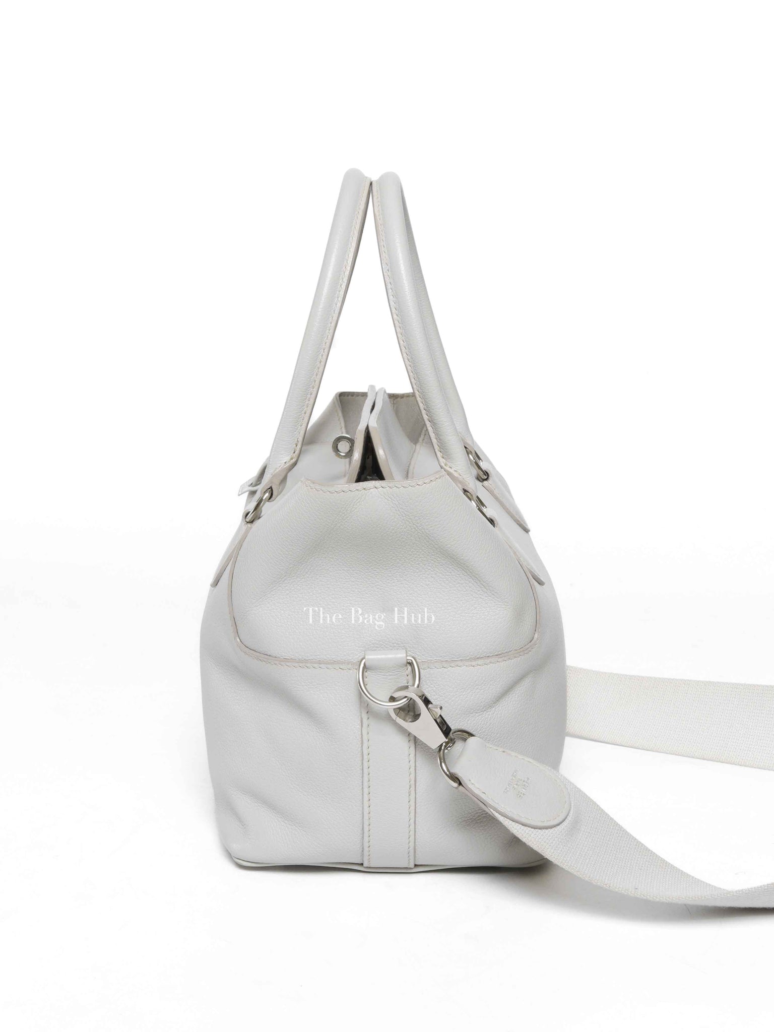 Hermes Gris Pearl Evercolor Toolbox 20 PHW