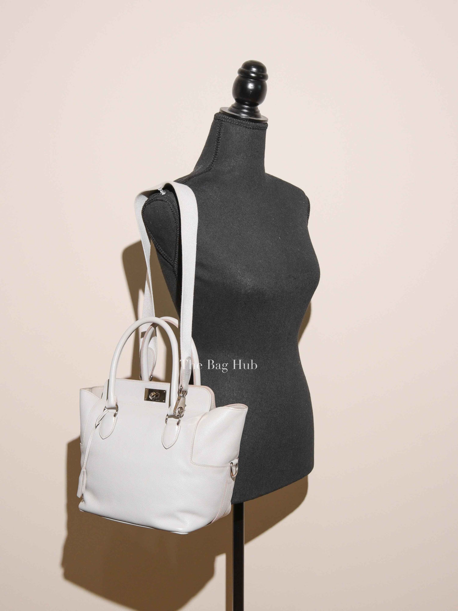 Hermes Gris Pearl Evercolor Toolbox 20 PHW