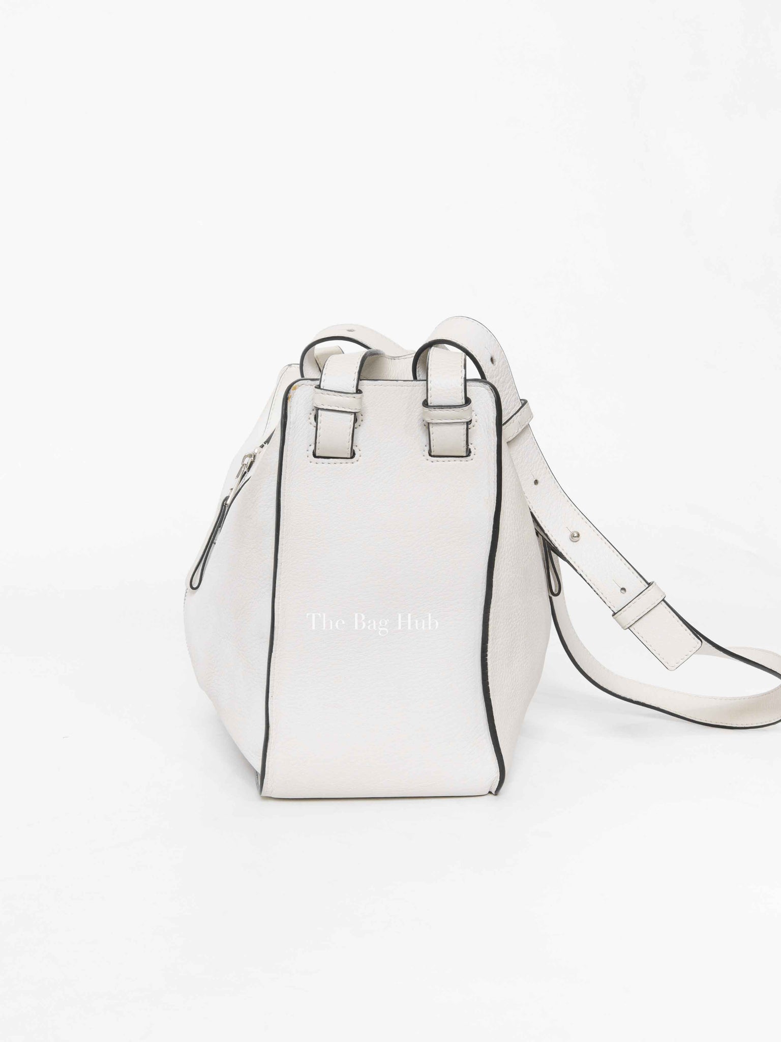 Loewe White Leather Small Hammock Shoulder Bag