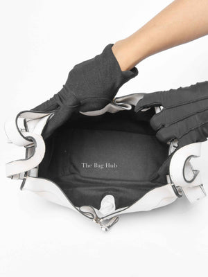 Loewe White Leather Small Hammock Shoulder Bag