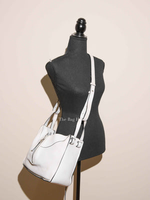 Loewe White Leather Small Hammock Shoulder Bag