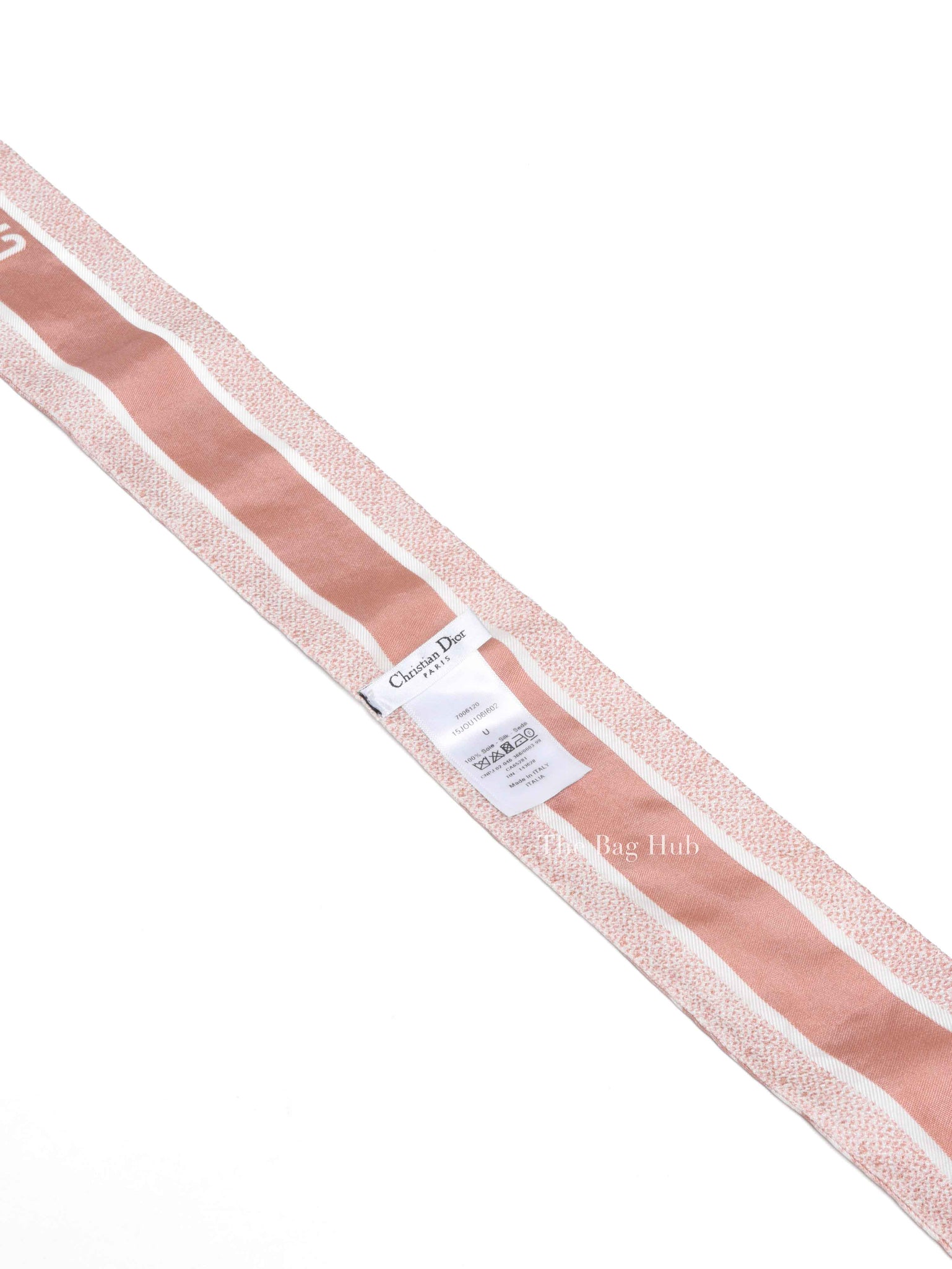 Dior Pink/Ivory Toile de Jouy Sauvage Mitzah Scarf Twill