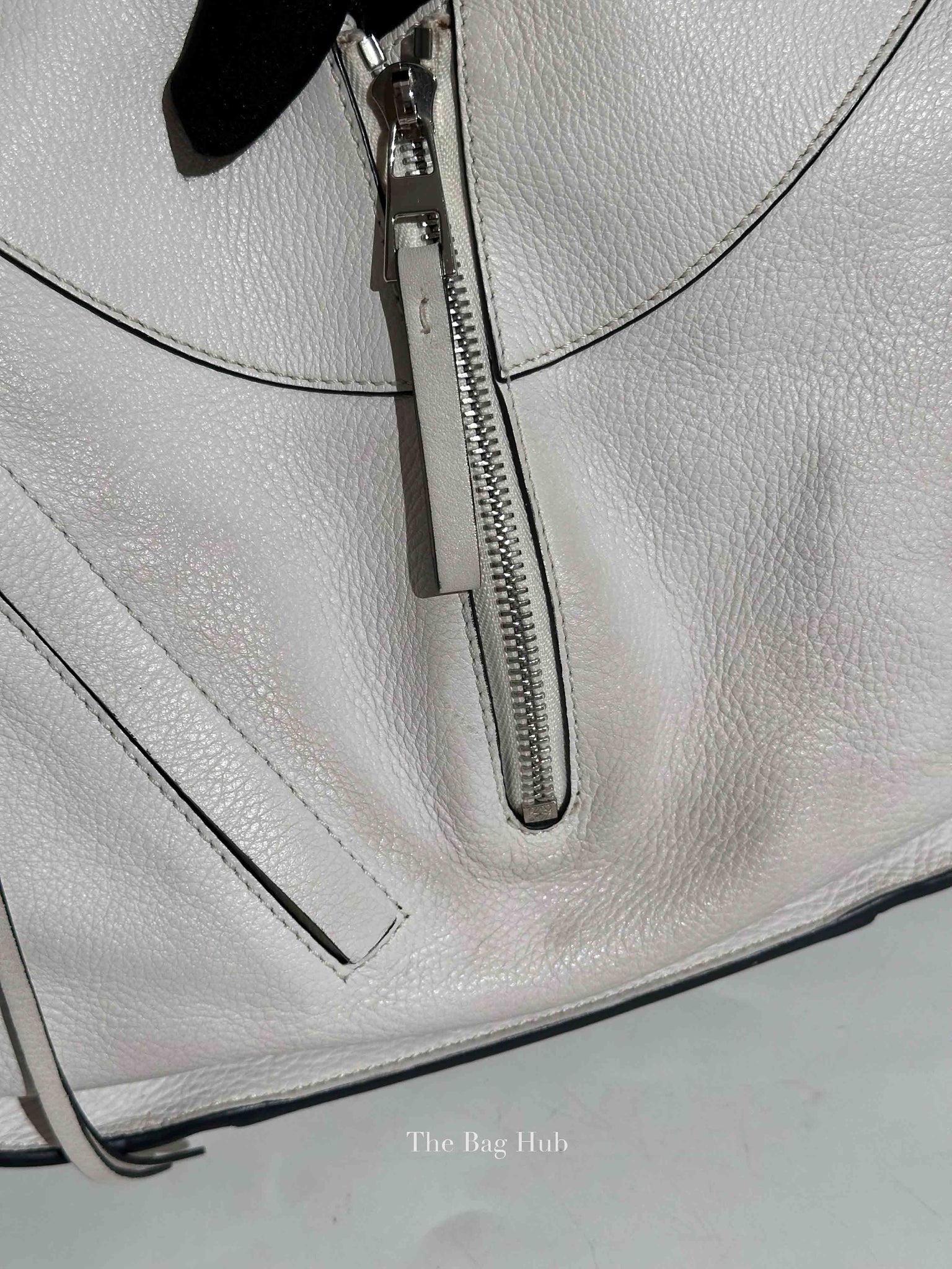 Loewe White Leather Small Hammock Shoulder Bag