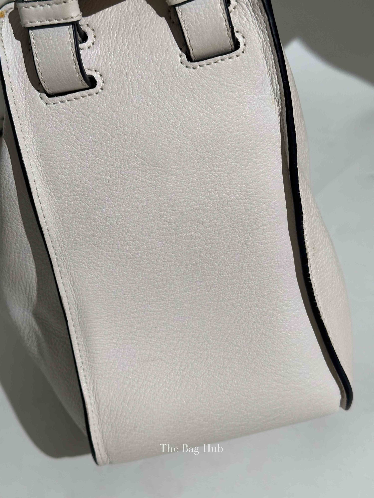 Loewe White Leather Small Hammock Shoulder Bag