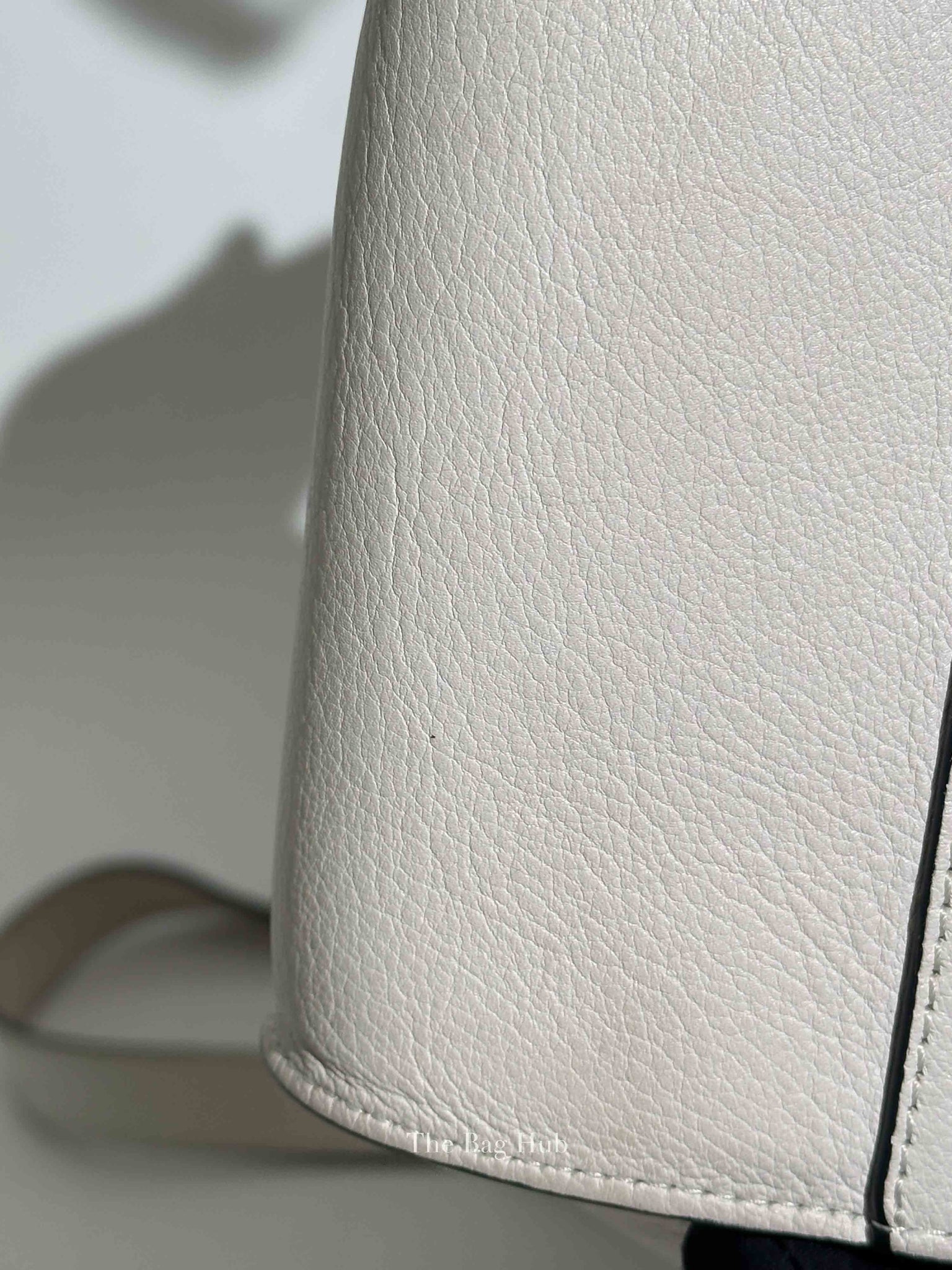 Loewe White Leather Small Hammock Shoulder Bag