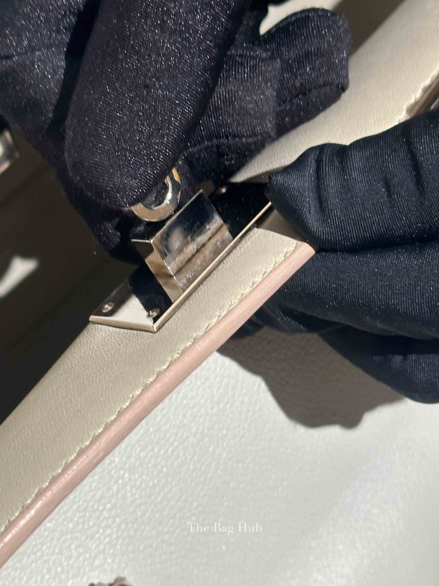 Hermes Gris Pearl Evercolor Toolbox 20 PHW