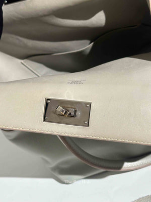 Hermes Gris Pearl Evercolor Toolbox 20 PHW