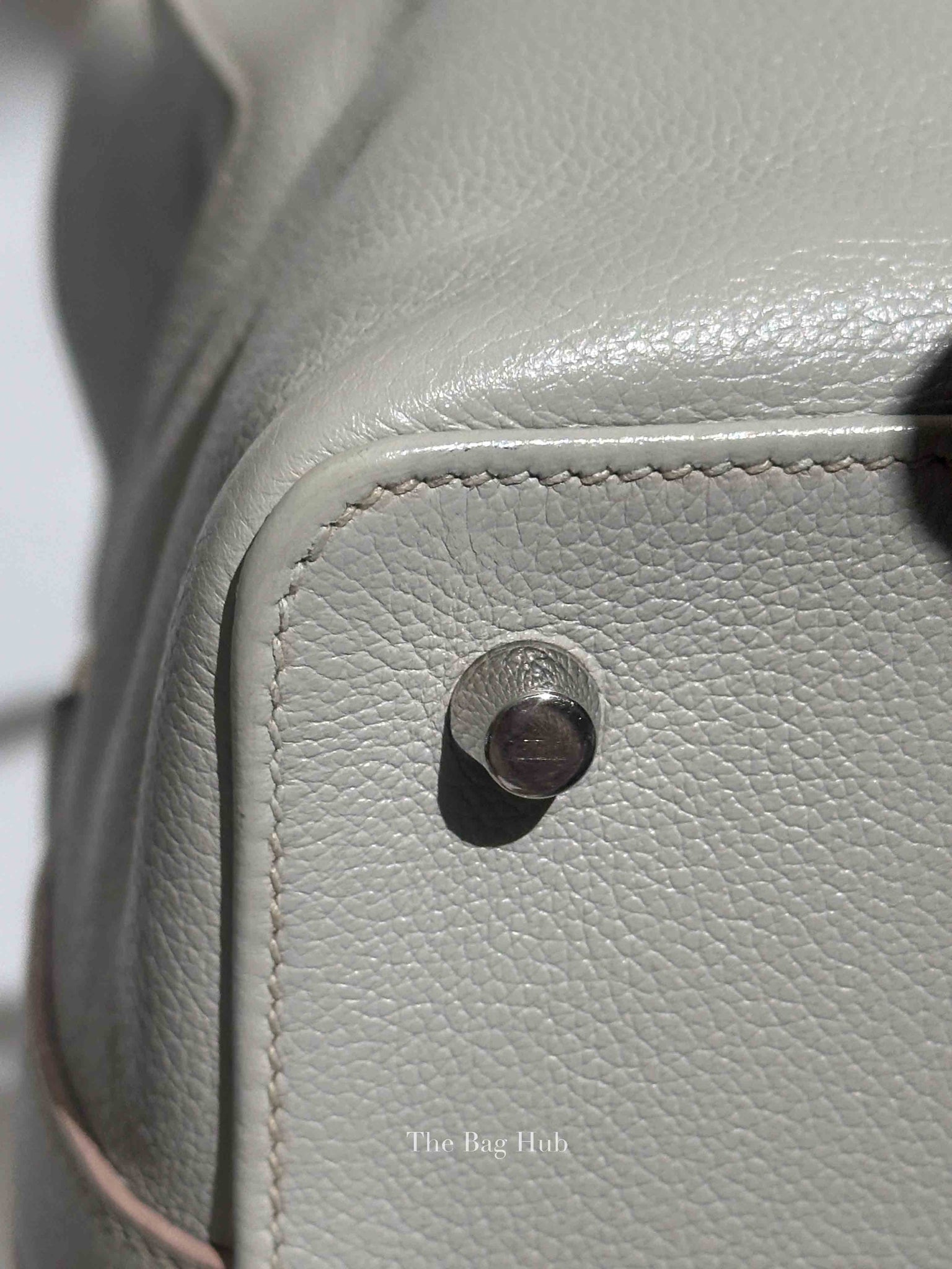 Hermes Gris Pearl Evercolor Toolbox 20 PHW