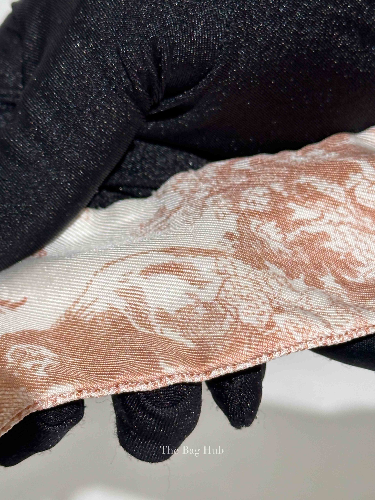 Dior Pink/Ivory Toile de Jouy Sauvage Mitzah Scarf Twill