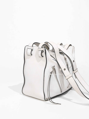 Loewe White Leather Small Hammock Shoulder Bag
