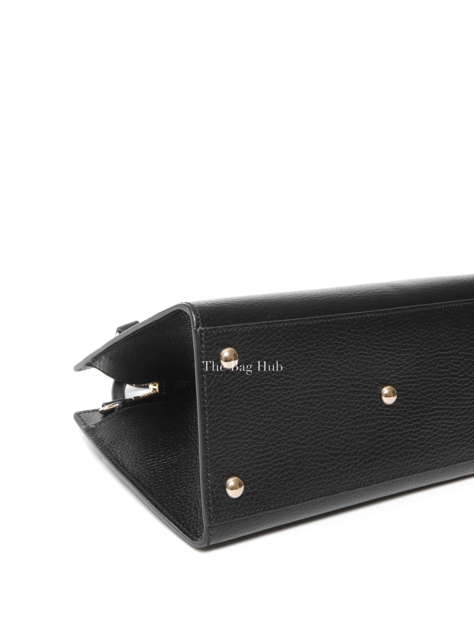 Gucci Black Leather Small Soho Top Handle Bag