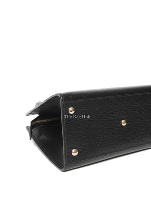 Gucci Black Leather Small Soho Top Handle Bag