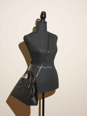 Gucci Black Leather Small Soho Top Handle Bag
