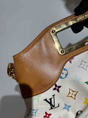 Louis Vuitton White Monogram Multicolor Judy MM Bag
