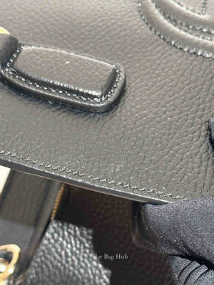 Gucci Black Leather Small Soho Top Handle Bag