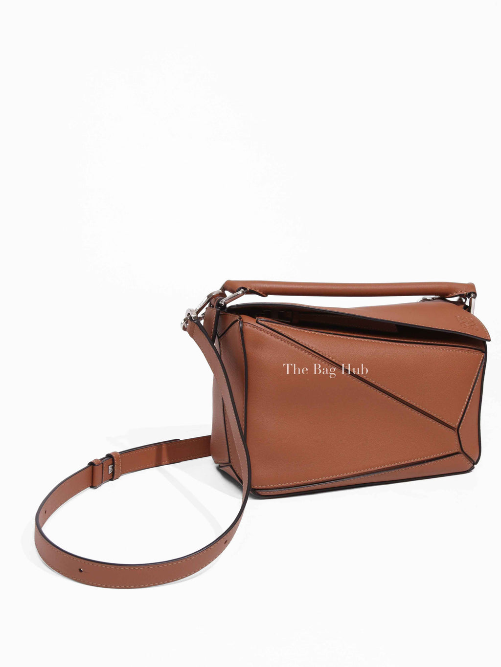Loewe Tan Calfskin Small Puzzle Bag