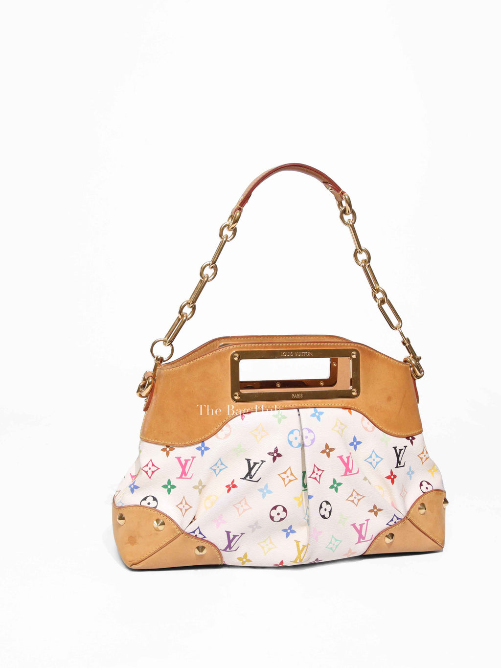 Louis Vuitton White Monogram Multicolor Judy MM Bag