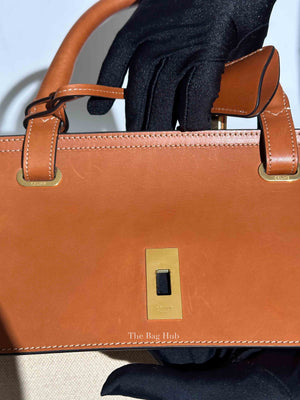 Celine Tan Canvas Aucourt 16 Medium Bag