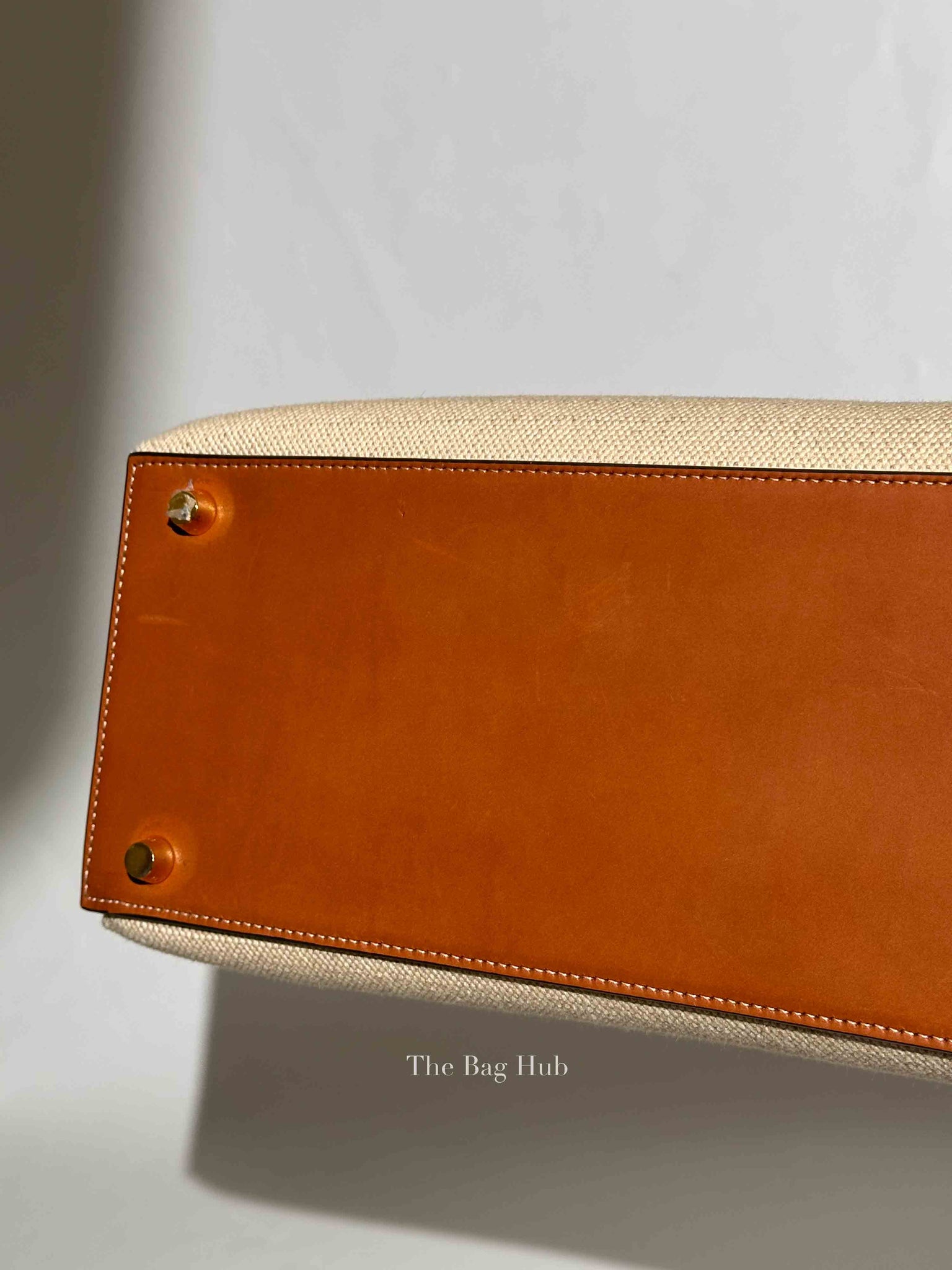Celine Tan Canvas Aucourt 16 Medium Bag