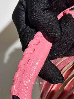 Balenciaga Pink Lambskin Neo Cagole XS City Bag SHW