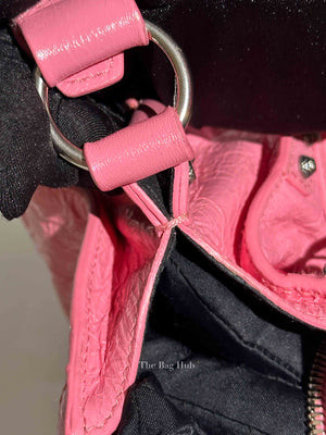 Balenciaga Pink Lambskin Neo Cagole XS City Bag SHW