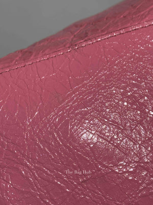 Balenciaga Pink Lambskin Neo Cagole XS City Bag SHW