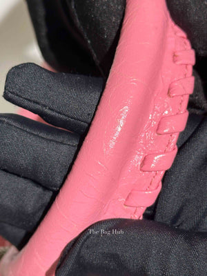 Balenciaga Pink Lambskin Neo Cagole XS City Bag SHW