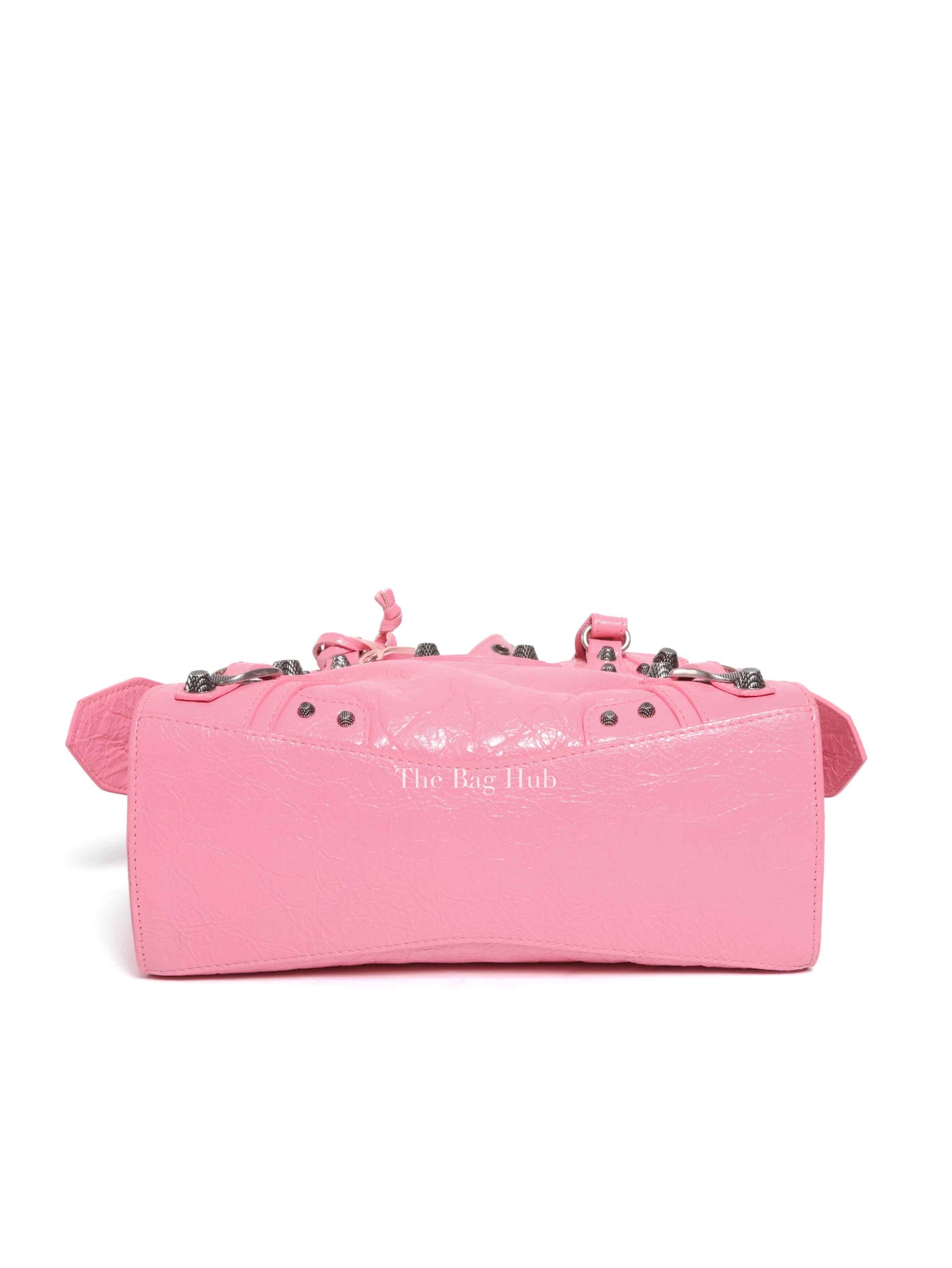 Balenciaga Pink Lambskin Neo Cagole XS City Bag SHW