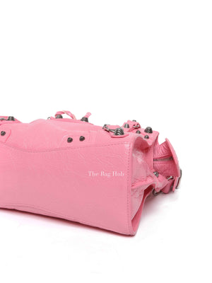 Balenciaga Pink Lambskin Neo Cagole XS City Bag SHW