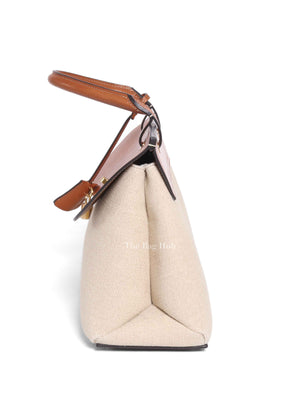 Celine Tan Canvas Aucourt 16 Medium Bag