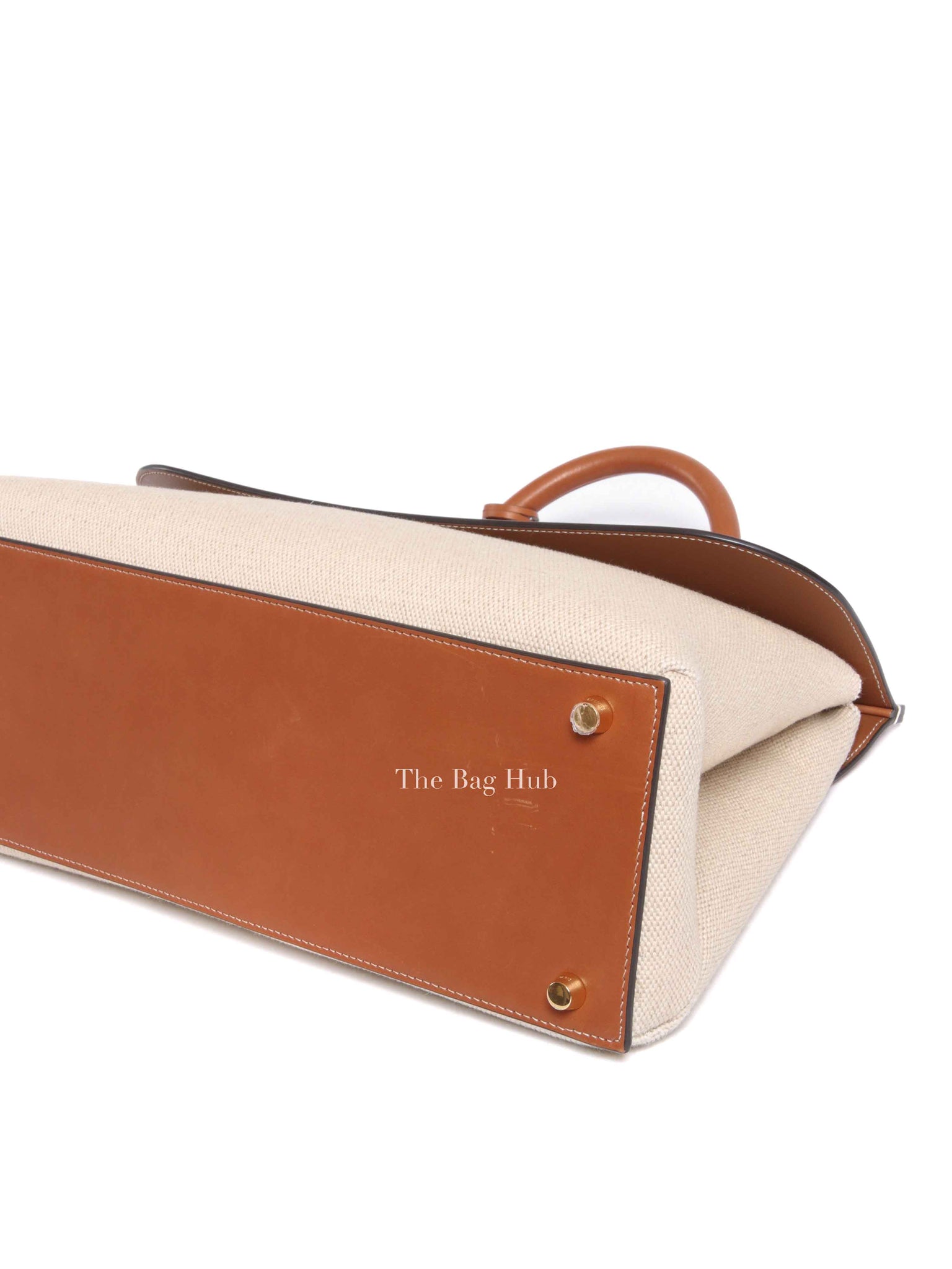Celine Tan Canvas Aucourt 16 Medium Bag