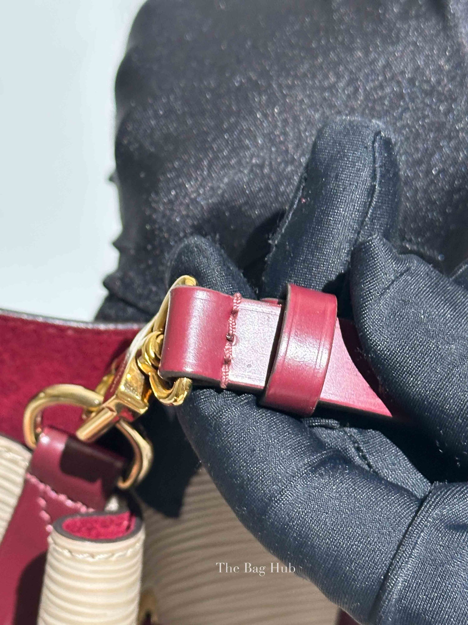 Louis Vuitton Galet/Grenat Epi NeoNoe BB