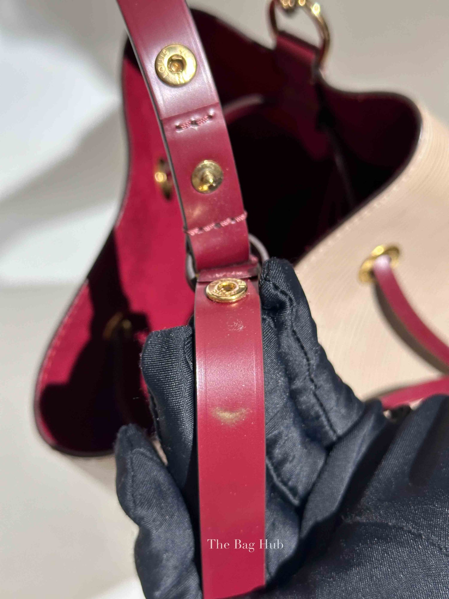 Louis Vuitton Galet/Grenat Epi NeoNoe BB
