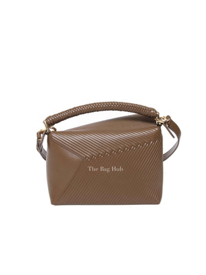 Loewe Almond Leather Puzzle Edge Small Bag
