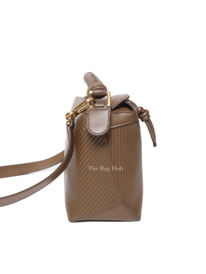 Loewe Almond Leather Puzzle Edge Small Bag